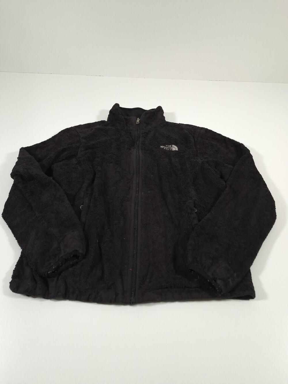 The North Face Fleece Jacket Womens Medium Black Full Zip Soft Warm Cozy Layer